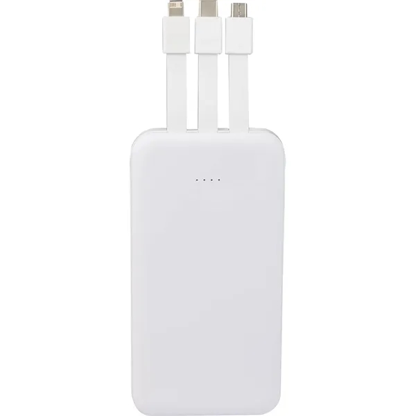 UL Listed 5,000 mAh Power Bank with Multi-Cables - UL Listed 5,000 mAh Power Bank with Multi-Cables - Image 3 of 8