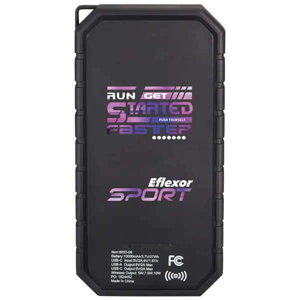 High Sierra® IPX 5 Solar Fast Wireless Power Bank - High Sierra® IPX 5 Solar Fast Wireless Power Bank - Image 0 of 13