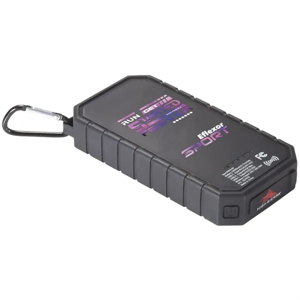 High Sierra® IPX 5 Solar Fast Wireless Power Bank - High Sierra® IPX 5 Solar Fast Wireless Power Bank - Image 5 of 13