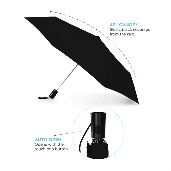 42" totes® 3 Section Auto Open Umbrella - 42" totes® 3 Section Auto Open Umbrella - Image 4 of 12
