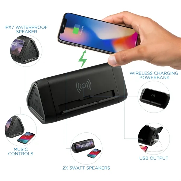 High Sierra Outdoor Speaker & Wireless PowerBank - High Sierra Outdoor Speaker & Wireless PowerBank - Image 6 of 10