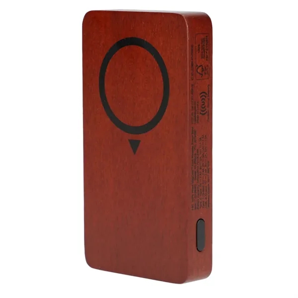 FSC® 100% Wood MagClick™ Fast Wireless Power Bank - FSC® 100% Wood MagClick™ Fast Wireless Power Bank - Image 8 of 10