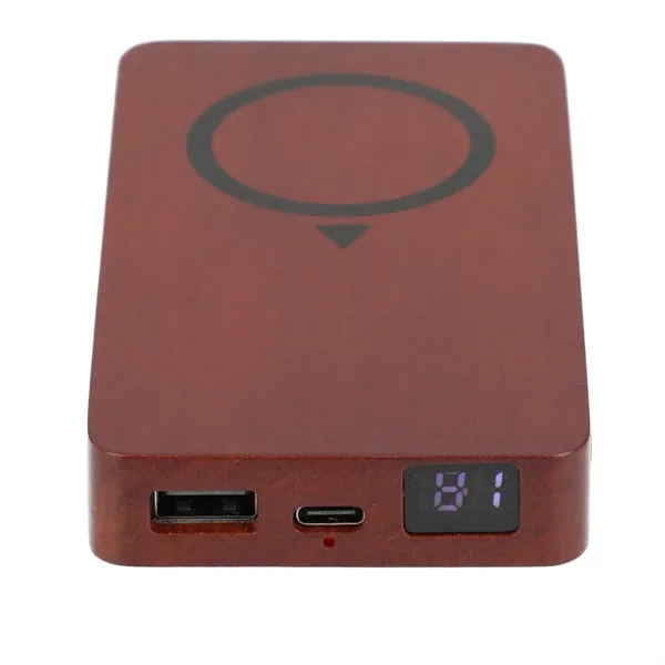 FSC® 100% Wood MagClick™ Fast Wireless Power Bank - FSC® 100% Wood MagClick™ Fast Wireless Power Bank - Image 6 of 10