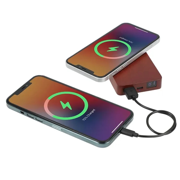 FSC® 100% Wood MagClick™ Fast Wireless Power Bank - FSC® 100% Wood MagClick™ Fast Wireless Power Bank - Image 10 of 10