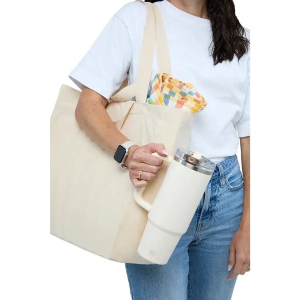 Dual Carry 6oz Organic Cotton Tote - Dual Carry 6oz Organic Cotton Tote - Image 4 of 7