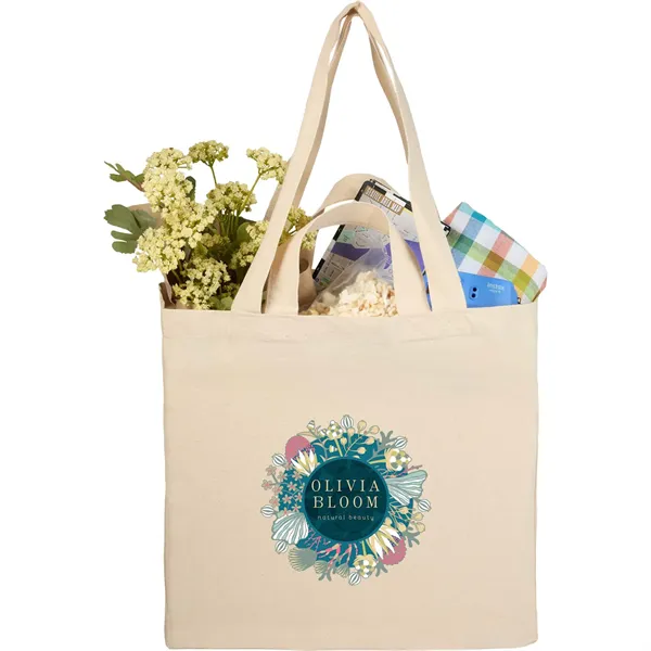 Dual Carry 6oz Organic Cotton Tote - Dual Carry 6oz Organic Cotton Tote - Image 0 of 7