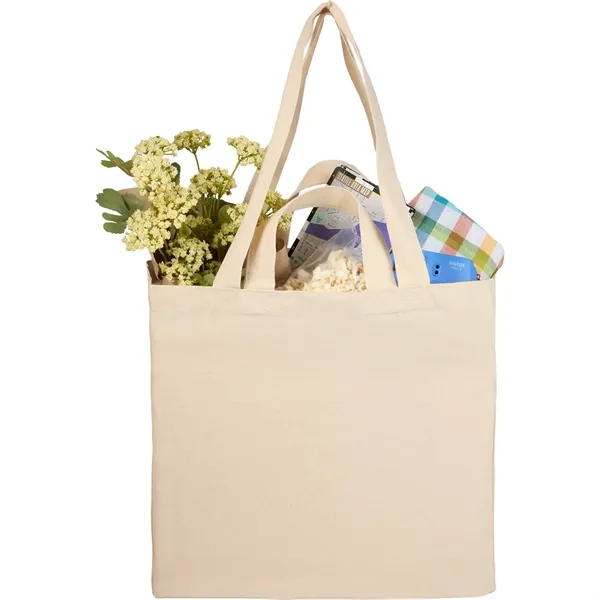 Dual Carry 6oz Organic Cotton Tote - Dual Carry 6oz Organic Cotton Tote - Image 5 of 7