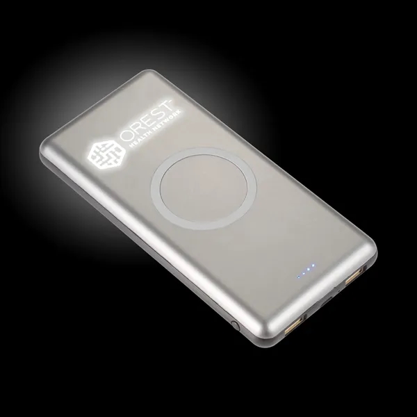 UL Listed Light Up Qi 10000 Wireless Power Bank - UL Listed Light Up Qi 10000 Wireless Power Bank - Image 3 of 6