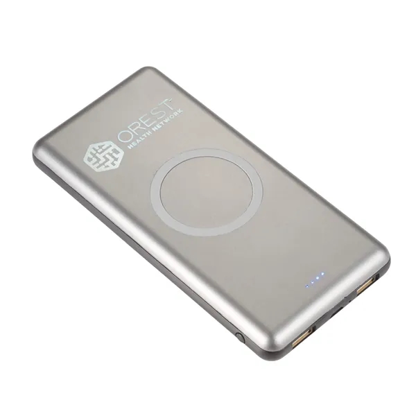 UL Listed Light Up Qi 10000 Wireless Power Bank - UL Listed Light Up Qi 10000 Wireless Power Bank - Image 2 of 6