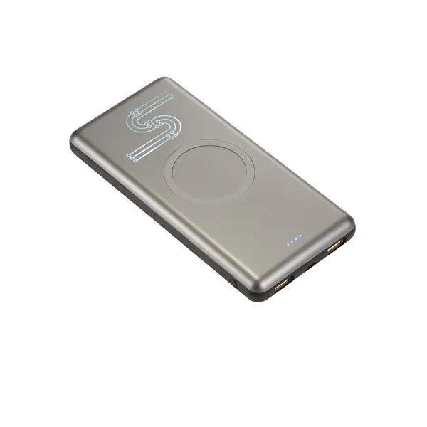 UL Listed Light Up Qi 10000 Wireless Power Bank - UL Listed Light Up Qi 10000 Wireless Power Bank - Image 4 of 6