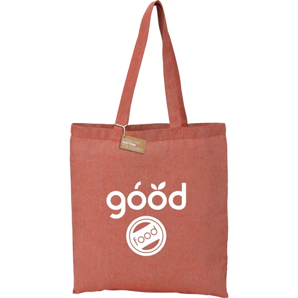 Recycled 5oz Cotton Twill Tote - Recycled 5oz Cotton Twill Tote - Image 17 of 21