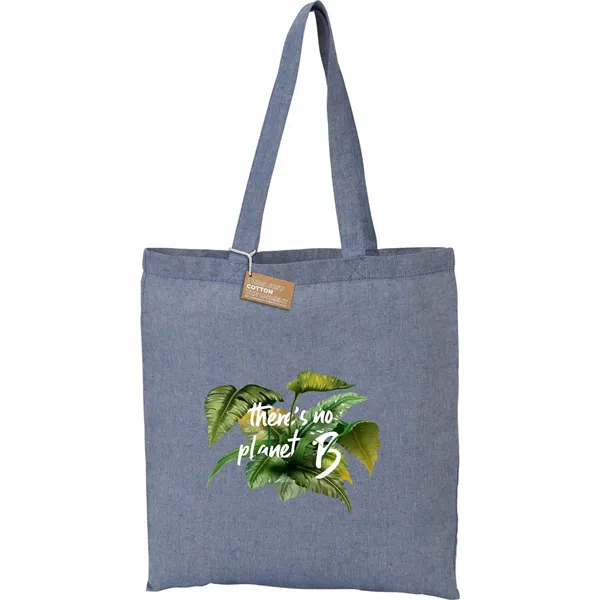 Recycled 5oz Cotton Twill Tote - Recycled 5oz Cotton Twill Tote - Image 7 of 21