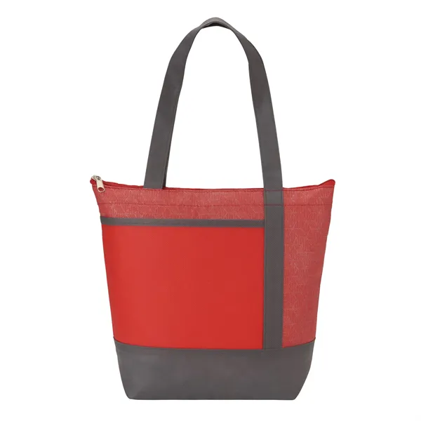 Chrome Non-Woven 9 Can Lunch Cooler - Chrome Non-Woven 9 Can Lunch Cooler - Image 7 of 14