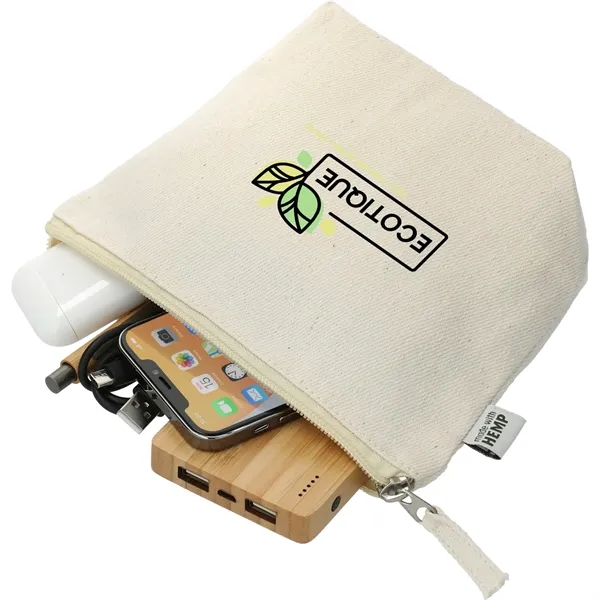 Hemp Cotton Pouch - Hemp Cotton Pouch - Image 5 of 9