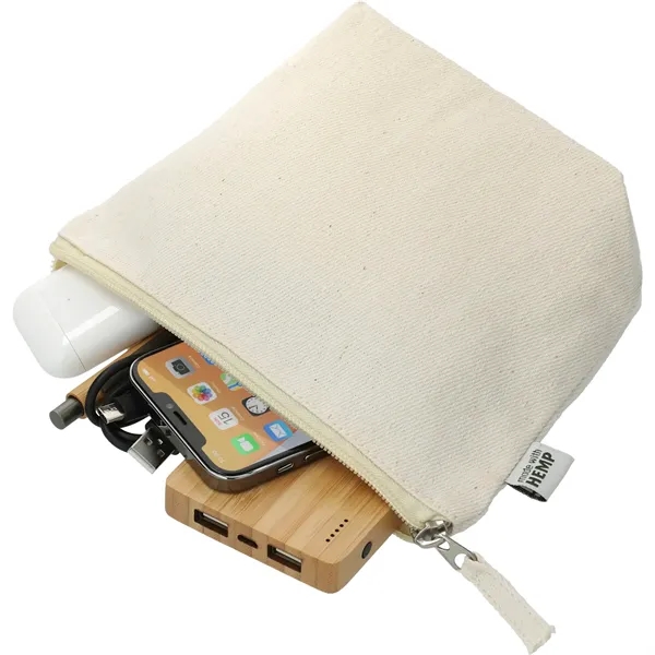 Hemp Cotton Pouch - Hemp Cotton Pouch - Image 6 of 9