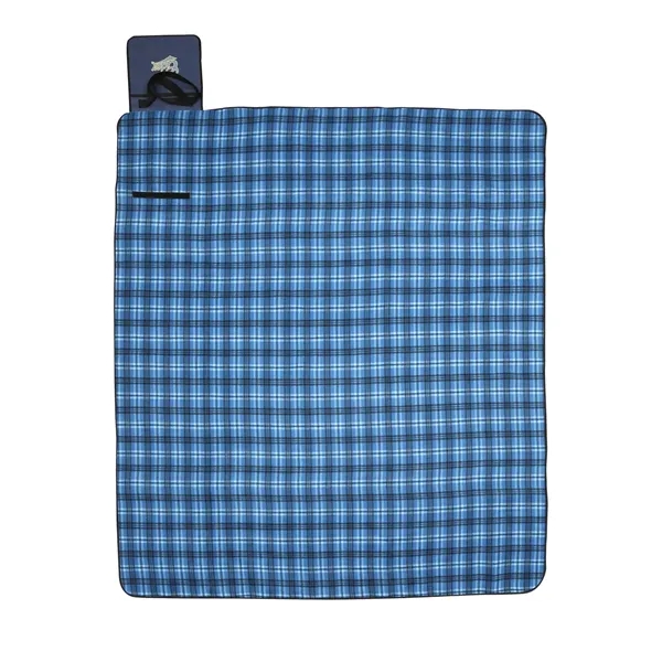 Extra Large Plaid Picnic Blanket - Extra Large Plaid Picnic Blanket - Image 6 of 7