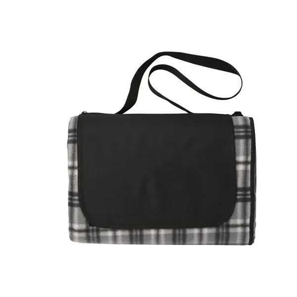 Extra Large Plaid Picnic Blanket - Extra Large Plaid Picnic Blanket - Image 3 of 7
