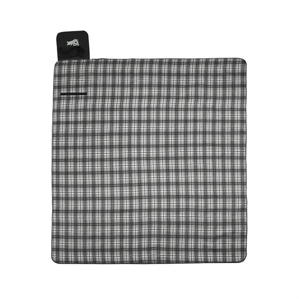 Extra Large Plaid Picnic Blanket - Extra Large Plaid Picnic Blanket - Image 2 of 7