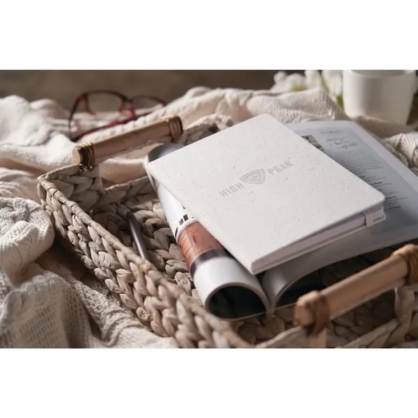 5.5" x 8.5" FSC® Recycled Seed Paper Bound Journal - 5.5" x 8.5" FSC® Recycled Seed Paper Bound Journal - Image 7 of 9