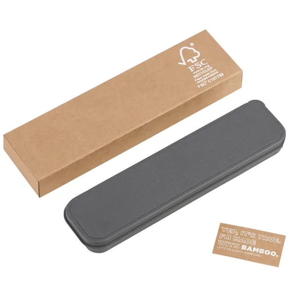 Bamboo Fiber Cutlery Set - Bamboo Fiber Cutlery Set - Image 4 of 5