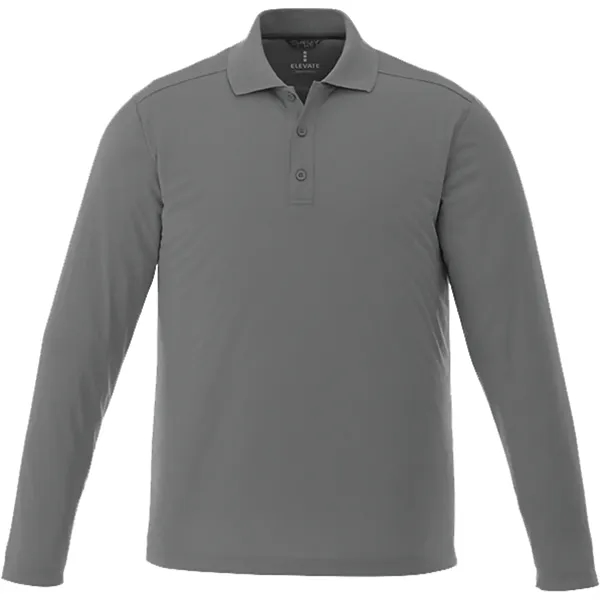 Men's MORI Long Sleeve Polo - Men's MORI Long Sleeve Polo - Image 16 of 37