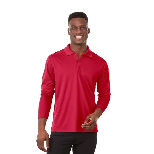 Men's MORI Long Sleeve Polo - Men's MORI Long Sleeve Polo - Image 32 of 37