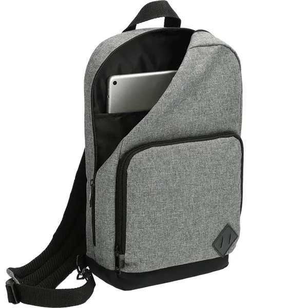 Graphite Deluxe Recycled Sling Backpack - Graphite Deluxe Recycled Sling Backpack - Image 7 of 8