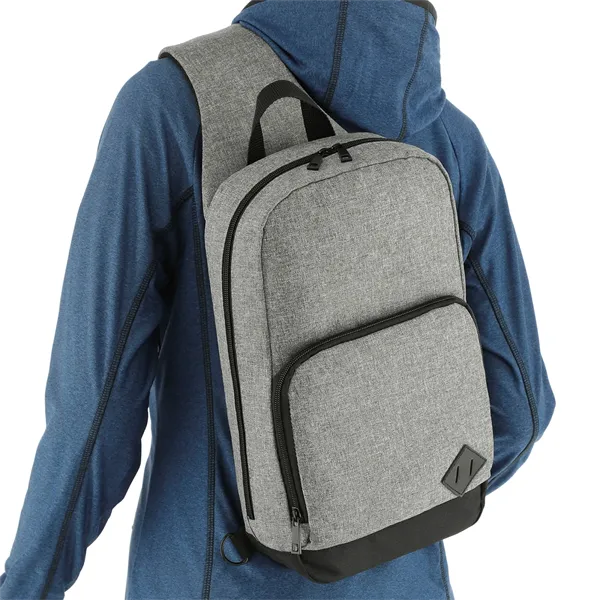 Graphite Deluxe Recycled Sling Backpack - Graphite Deluxe Recycled Sling Backpack - Image 5 of 8