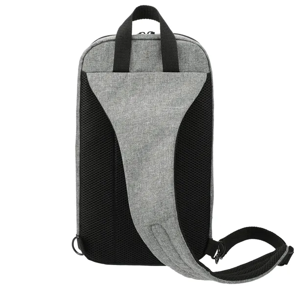 Graphite Deluxe Recycled Sling Backpack - Graphite Deluxe Recycled Sling Backpack - Image 2 of 8