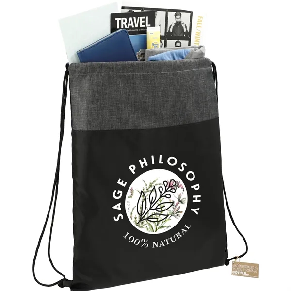 Ash Recycled Drawstring Bag - Ash Recycled Drawstring Bag - Image 4 of 7