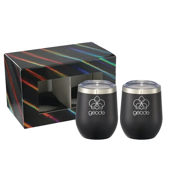 Custom Corzo Cup 12oz 2 in 1 Gift Set