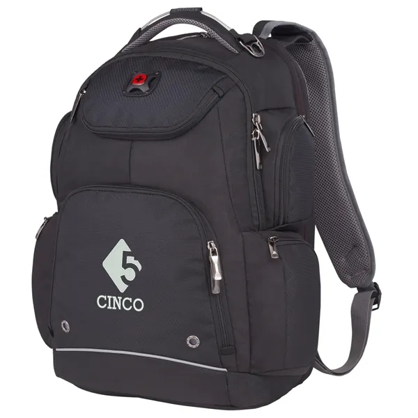 Custom Wenger Odyssey TSA Recycled 17" Computer Backpack