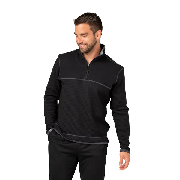 Storm Creek Men's Maverick Waffle Knit Quarter Zip