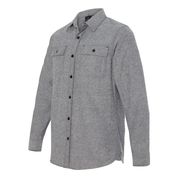 Burnside Men's Solid Flannel Shirt - Burnside Men's Solid Flannel Shirt - Image 10 of 14