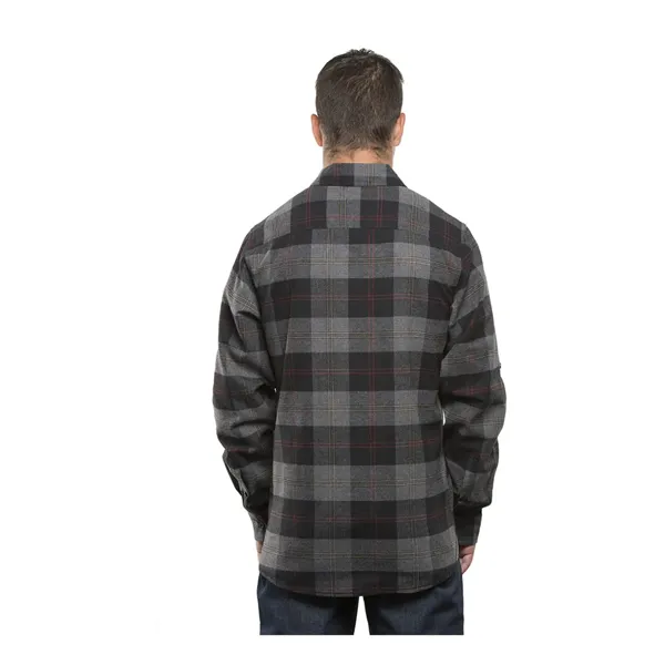 Burnside Men's Yarn-Dyed Flannel Shirt - Burnside Men's Yarn-Dyed Flannel Shirt - Image 7 of 58