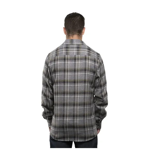 Burnside Men's Yarn-Dyed Flannel Shirt - Burnside Men's Yarn-Dyed Flannel Shirt - Image 31 of 58