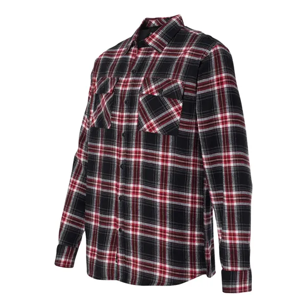 Burnside Men's Yarn-Dyed Flannel Shirt - Burnside Men's Yarn-Dyed Flannel Shirt - Image 48 of 58