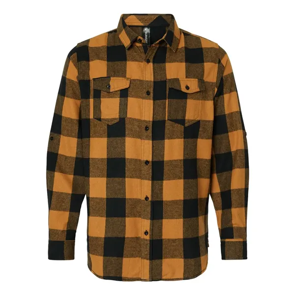 Burnside Men's Yarn-Dyed Flannel Shirt - Burnside Men's Yarn-Dyed Flannel Shirt - Image 54 of 58
