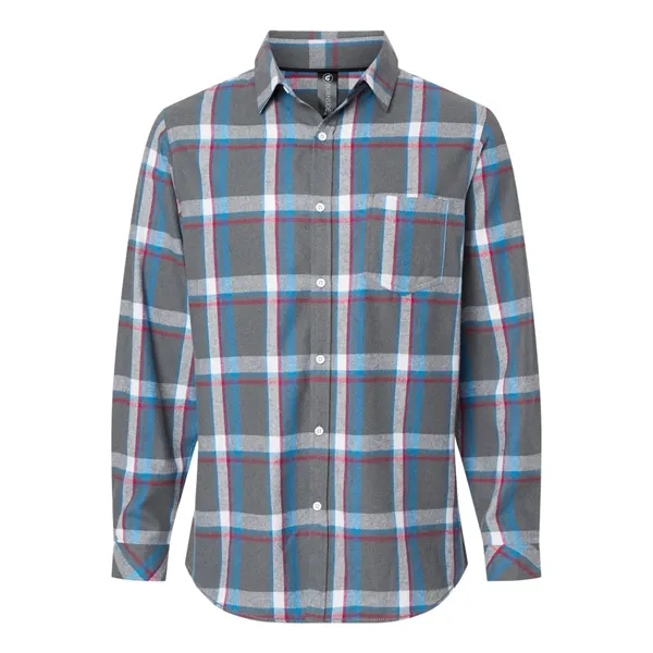 Burnside Men's Open Pocket Flannel Shirt - Burnside Men's Open Pocket Flannel Shirt - Image 13 of 14