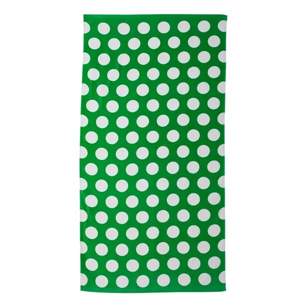 Carmel Towel Company Polka Dot Velour Beach Towel - Carmel Towel Company Polka Dot Velour Beach Towel - Image 5 of 14