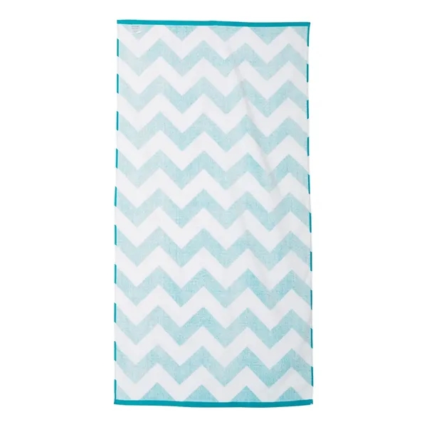 Carmel Towel Company Chevron Velour Beach Towel - Carmel Towel Company Chevron Velour Beach Towel - Image 6 of 6