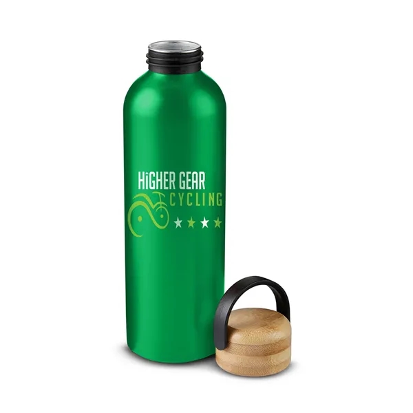 24 oz Vigor Aluminum Bottle With Bamboo Lid - 24 oz Vigor Aluminum Bottle With Bamboo Lid - Image 8 of 14