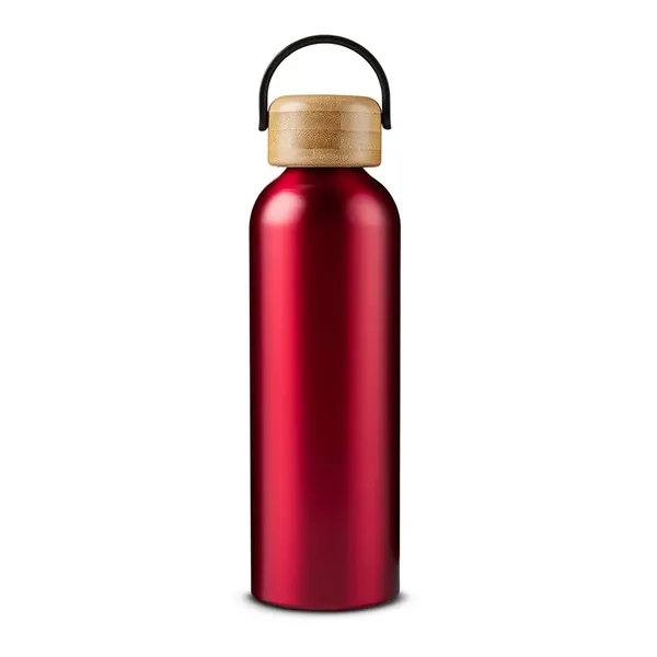 24 oz Vigor Aluminum Bottle With Bamboo Lid - 24 oz Vigor Aluminum Bottle With Bamboo Lid - Image 11 of 14