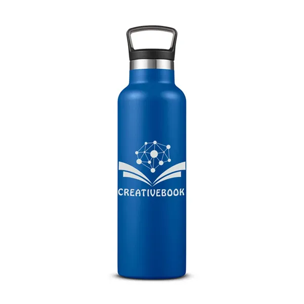 Columbia 21 oz Double-Wall Vacuum Bottle With Loop Top - Columbia 21 oz Double-Wall Vacuum Bottle With Loop Top - Image 0 of 14