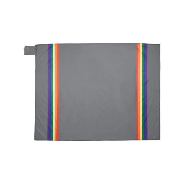Rainbow Pride Packable On-The-Go Picnic Mat - Rainbow Pride Packable On-The-Go Picnic Mat - Image 3 of 3