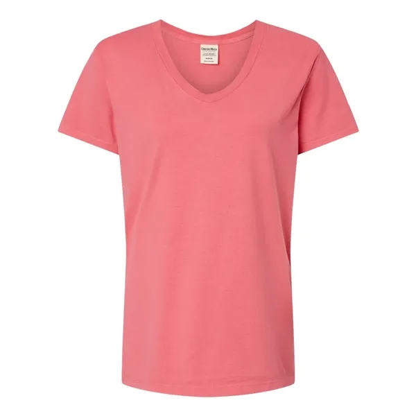 ComfortWash by Hanes Women's Garment-Dyed V-Neck T-Shirt - ComfortWash by Hanes Women's Garment-Dyed V-Neck T-Shirt - Image 1 of 8