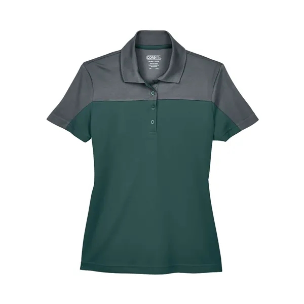 CORE365 Women's Balance Colorblock Performance Pique Polo
