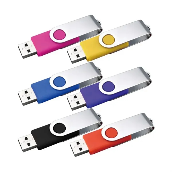 64GB USB Flash Drive USB 2.0 Stick Swivel Design - 64GB USB Flash Drive USB 2.0 Stick Swivel Design - Image 0 of 3