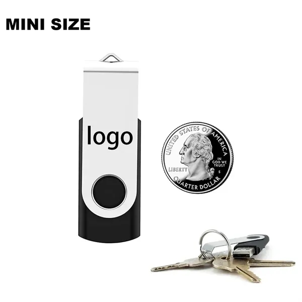 64GB USB Flash Drive USB 2.0 Stick Swivel Design - 64GB USB Flash Drive USB 2.0 Stick Swivel Design - Image 1 of 3