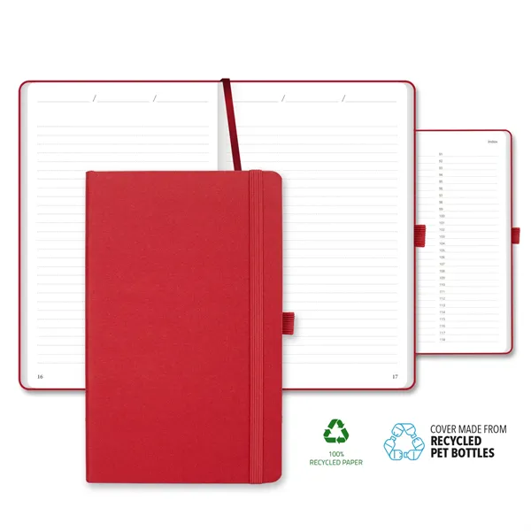 Oceano ECO rPET Medio Lined Recycled White Page Journal - Oceano ECO rPET Medio Lined Recycled White Page Journal - Image 7 of 10